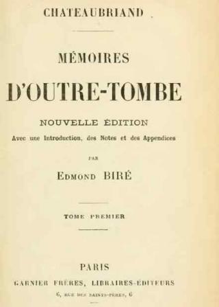 Mémoires d'Outre-Tombe. Tome I - Читать Любимую Русскую Полную Книгу 👉 Read-E-Book.com