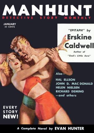 Manhunt. Volume 3, Number 1, January, 1955 - E-books read online (American English book and other foreign languages)