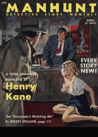 Manhunt. Volume 1, Number 4, April, 1953 - E-books read online (American English book and other foreign languages)
